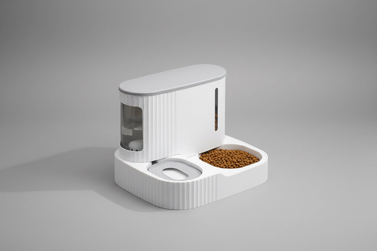 Comedero y bebedero automático para mascotas